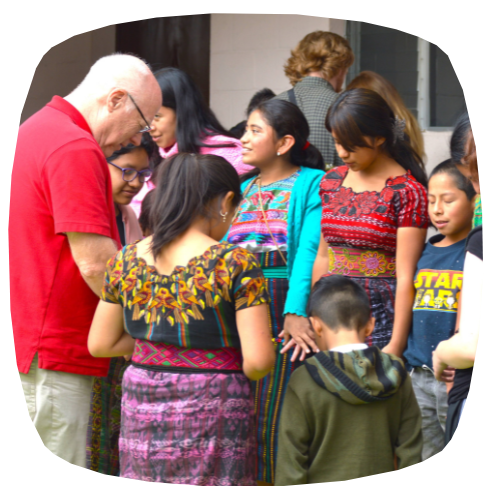 Larry and Kids Praying